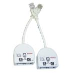  DOUBLEURS RJ45 TEL/ETH MEGABIT 