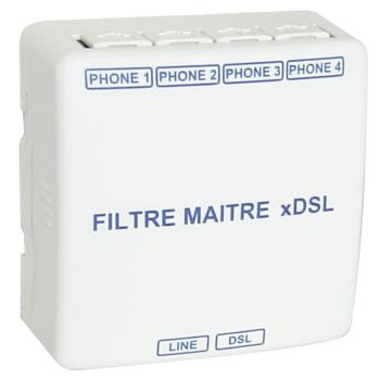  FILTRE MAITRE xDSL 4 SORTIES 