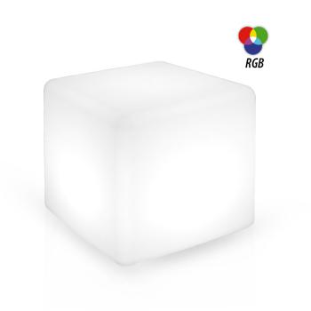  CUBE LUMINEUX RGB + TELECOMMAN 