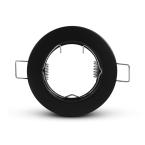  SUPPORT SPOT ROND NOIR 78mm 