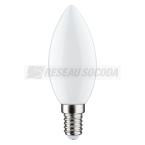  LED flamme 2,5W E14 230V opale 