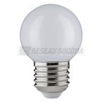  LED sphrique 2W E27 230V dp 