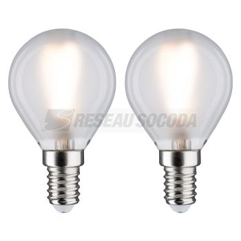  LED fil sphrique x2 250lm E14 