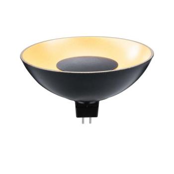  LED GU5,3 12V noir/dor 3000K 