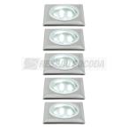  Mini encastr LED carr 5x0,5w 