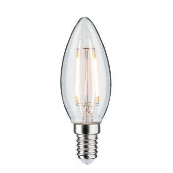  Filament LED clear candle DC 