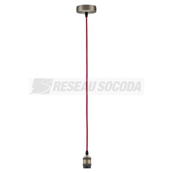  Suspensions E27 2 m cble tiss 