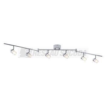  Spotlight Bowl LED 6x3,2W chro 