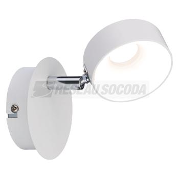  Spot Funnel 1x6W blanc dpoli 