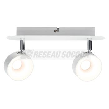  Spot Funnel 2x6W blanc dpoli 