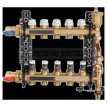  *Collecteur S2 O 1"- 6 circuit 