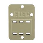  PSELEC PLAQUETTE ALU''ELEC'' 