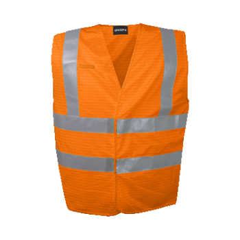  GILMRO GILET SIGNAL ORANG FLUO 