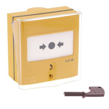  COFFRET DE SECURITE JAUNE 