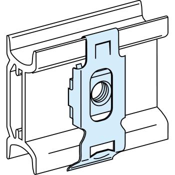  Ecrou M5 clips. sur DIN - x 20 