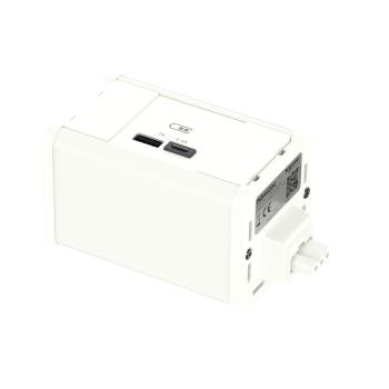  Module M USB A+C - Blanc 