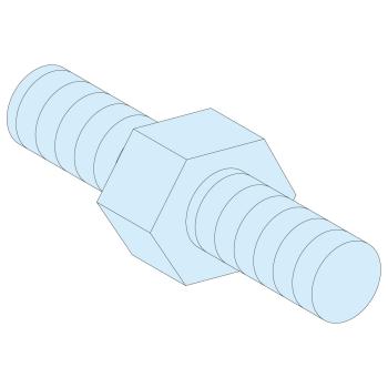  4 Entretoise hexagonale M5 H9 