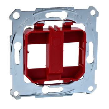  Mca RJ45x2 Keystone rouge 