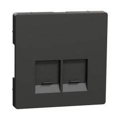  Enjo simple RJ45x2 anthracite 