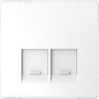  Enjo simple RJ45x2 blanc lotus 