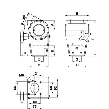  CM FIX.ANGLE 30 CARR.80 