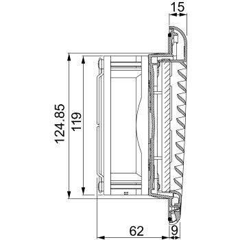  VENTIL. 85M3-H 115V IP54 