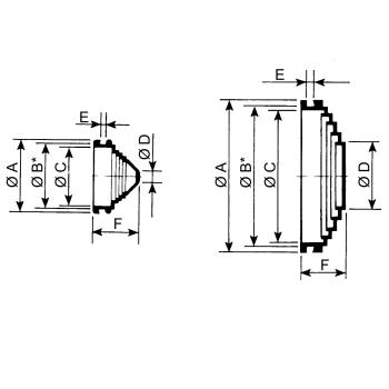  MEMBRAN PASS-CABLE 25X3MM 