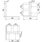  CONNECT RAIL C EN 60X60 