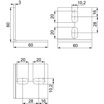  CONNECT RAIL C EN 60X60 