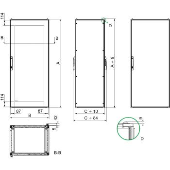  BAIE SF 1200X800X800 