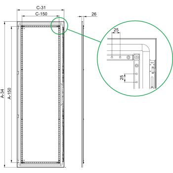  KIT PRT.PL.SF-SM 2000X600 