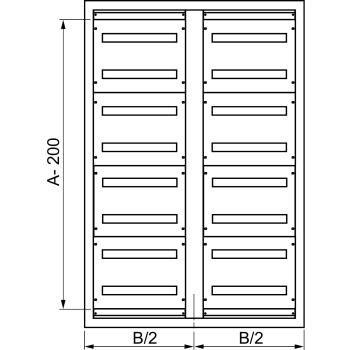  2 CHASS.ARM 2 PORTES P500 