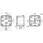  BTE COUV.OP.74X74X54ABS 