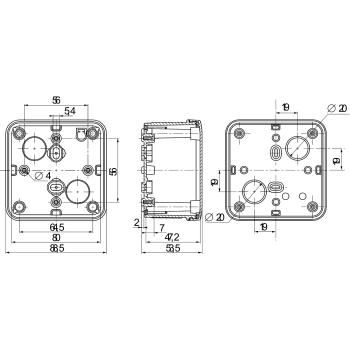  BTE COUV.OP.89X89X54ABS 