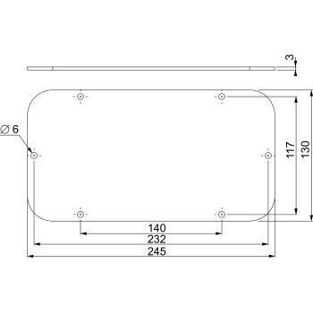  PPC ALU 245X130MM COFF 