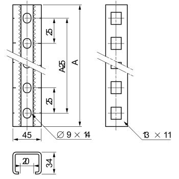  2 LONGERONS TECNIC 2000 