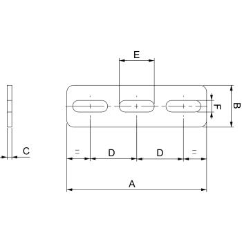  CONNECT. RAIL C UR 130X36 