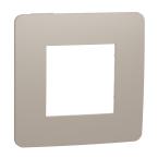  Plaque finition Taupe/Blanc 1P 