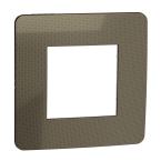  Plaque finition bronz/Blanc 1P 