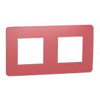  Plaque finition Rouge/Blanc 2P 