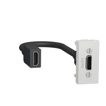  Prise HDMI 1m Blanc 