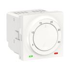  Thermostat chauf/clim 8A Blanc 