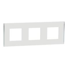  Unica D plaq blanc/argent 3P 