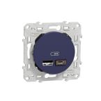  Prise double USB A+C COBALT 