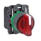  BT lumineux rouge 1O+1F 24V 