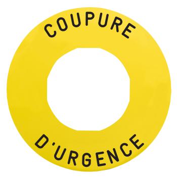  ETIQUETTE CIRCULAIRE JAUN 