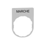  Porte-tiquette plat 40x50 blc 