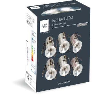  Pack x6 BALI LED 2 bl 4000K 