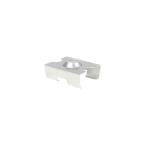  Clip fixe blanc Inox 304 