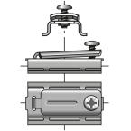  Agrafe pour tube f-5039 